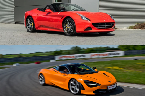 Pojedynek: McLaren 570 s coupe vs Ferrari California T